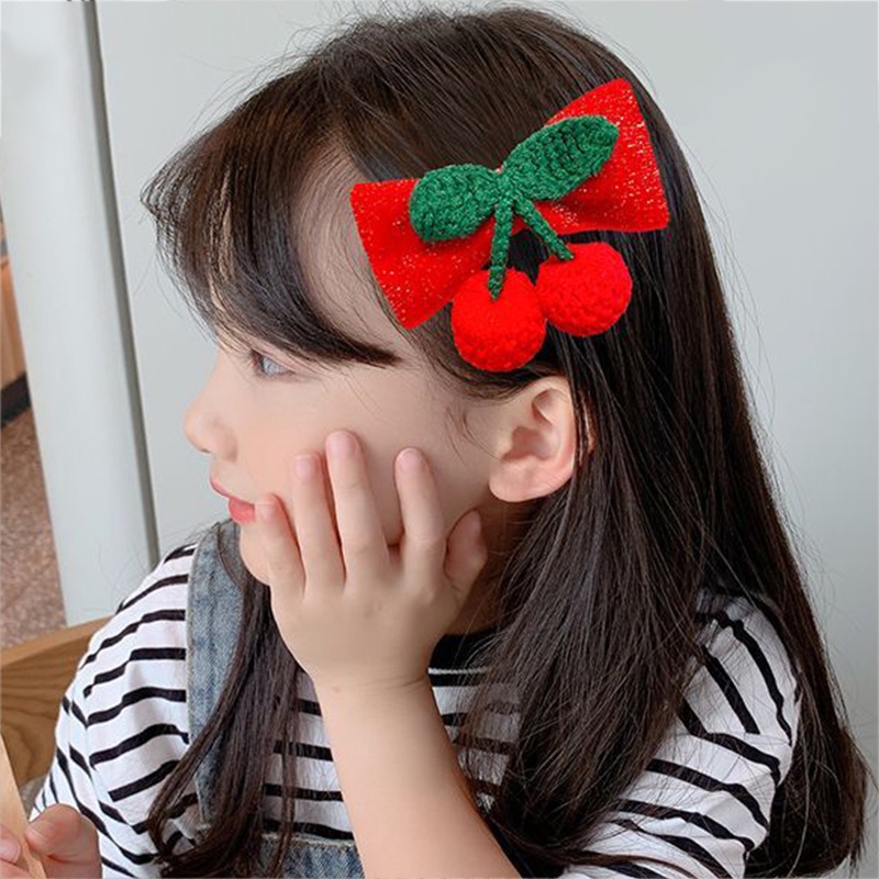 Kẹp Tóc Quả Cherry Dễ Thương Cho Bé Gái