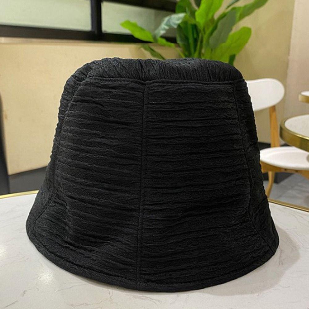 Nón Bucket Chất Liệu Cotton Thoáng Khí Thời Trang Đi Biển Mới Cho Nam Nữ