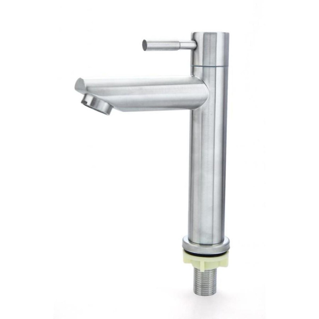 Vòi lavabo lạnh Inox SUS 304