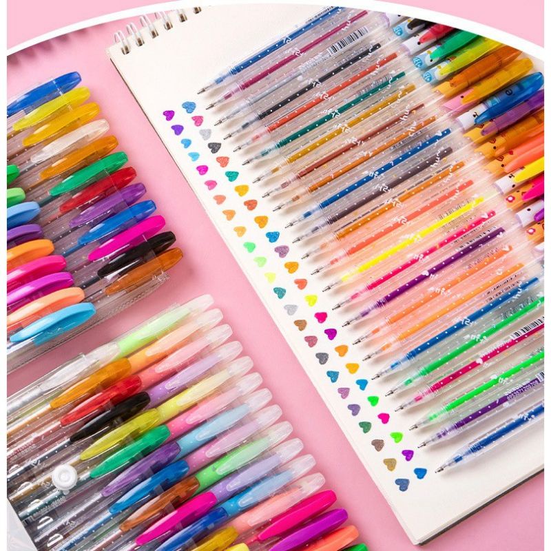 HỘP 24 BÚT MÀU NHŨ KIM TUYẾN