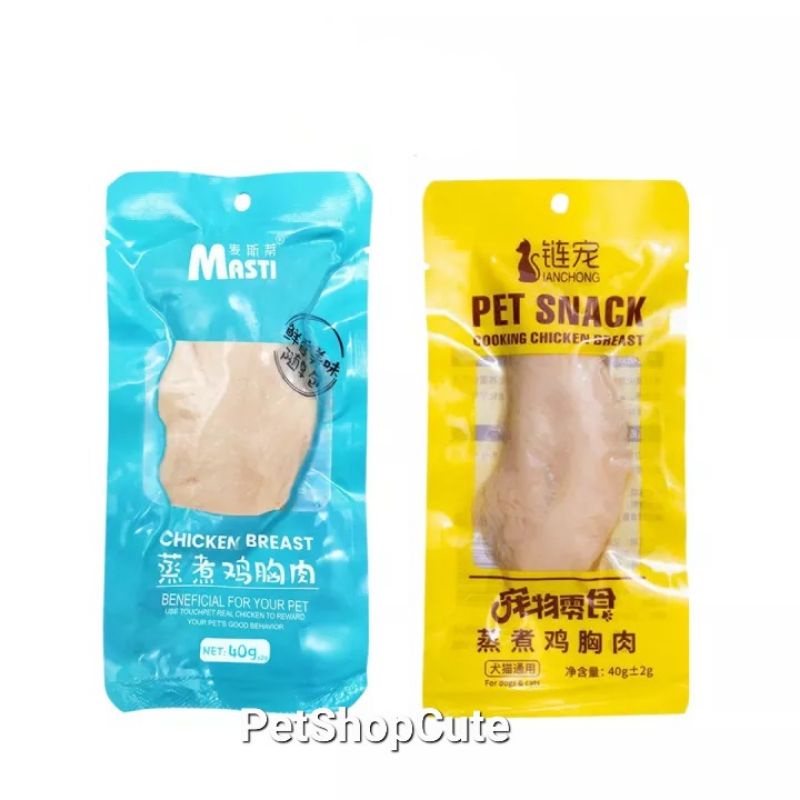 Ức gà Masti/petsnack 40g cho CHÓ MÈO