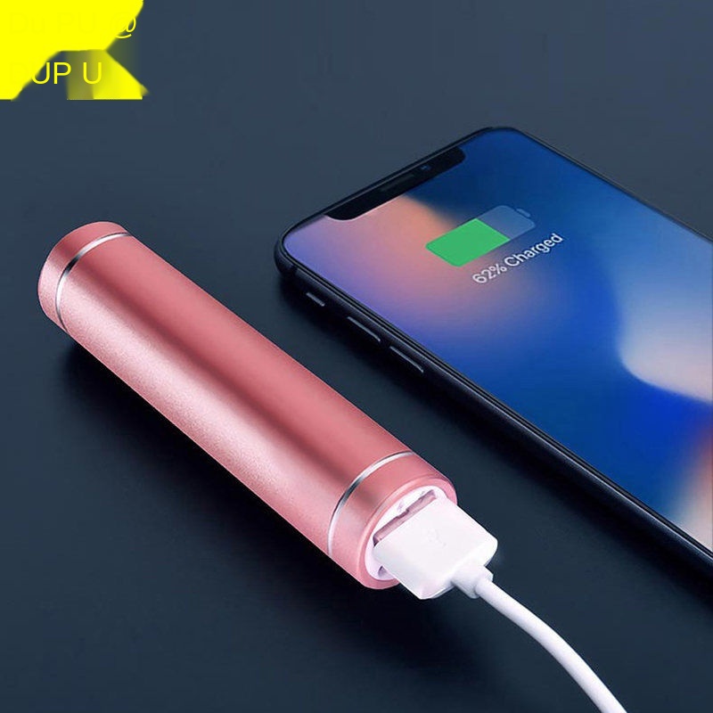 【Dupu】 son môi mini pin sạc dự phòng nhỏ gọn 2600mAh đa năng cầm tay dễ thương