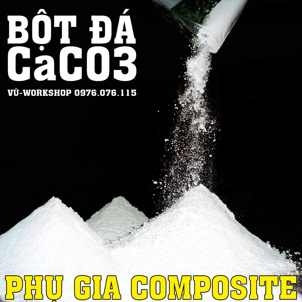 Bột đá CaCO3 - Phụ gia composite - Polyester resin 1kg