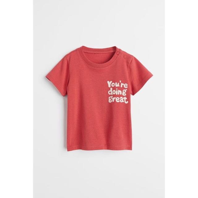 Áo phông cộc tay họa tiết cho bé HM US/UK/ES size từ 4-6m đến 3-4y