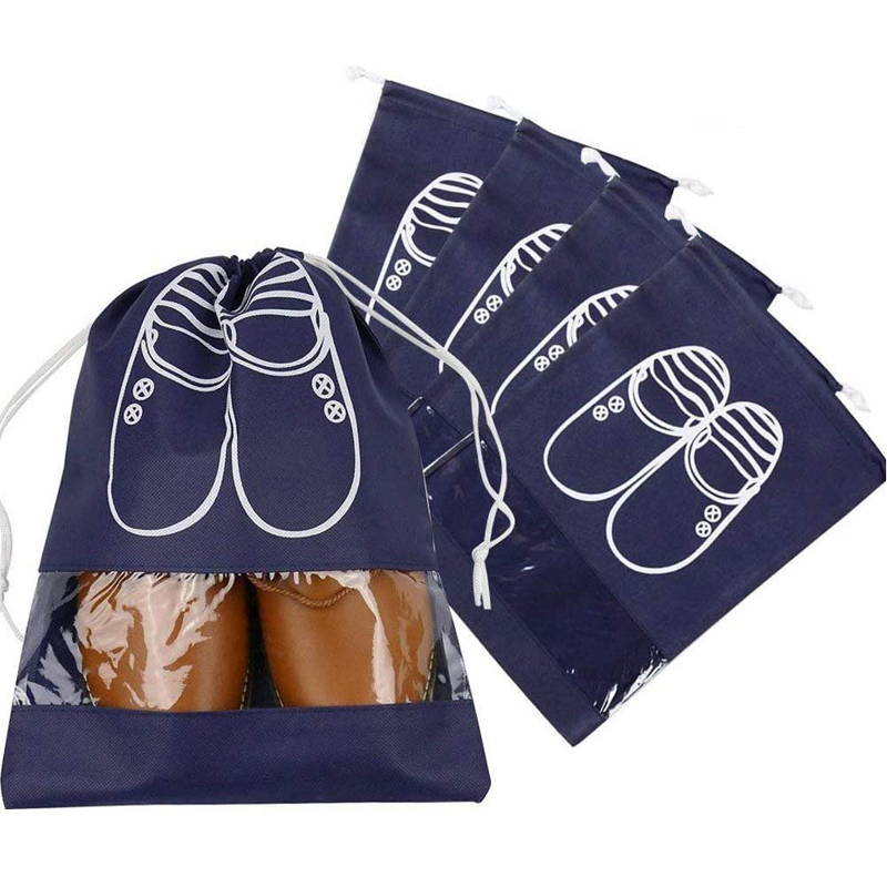 Túi Dây Rút Đựng Giày Trong Suốt Chống Bụi Tiện Dụng