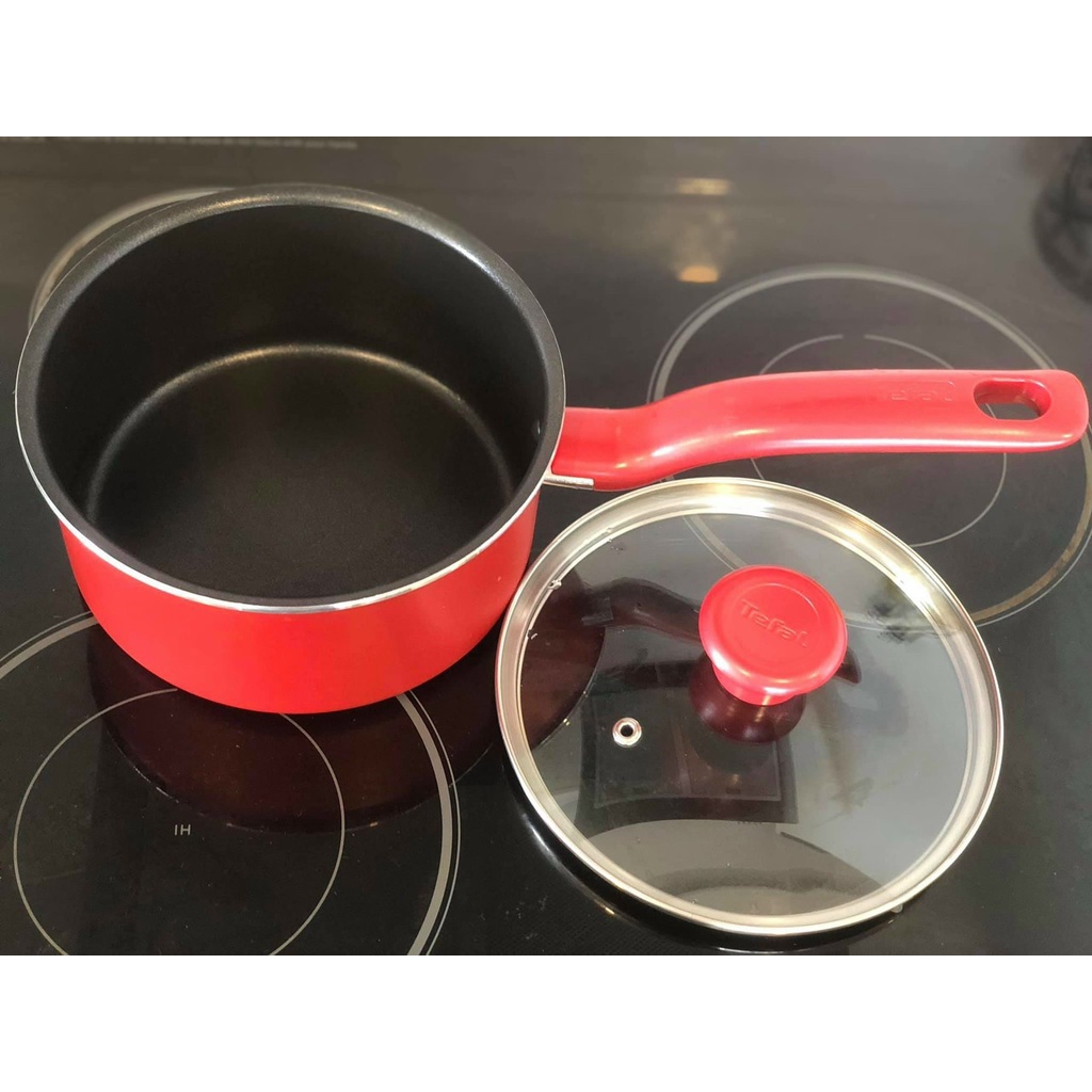 Quánh Tefal So Chef Cán Dài Nắp Kính - 18cm Nấu Bột, Nấu Cháo Ăn Dặm Cho Bé
