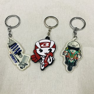 Móc khóa nhựa LOGO HOẠT HÌNH kiểu BIKER RCB độc đáo