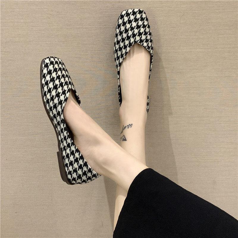 Fashion shoes women's shoes flat sandals one foot pedal trend net red ins casual casual shoes outdoor