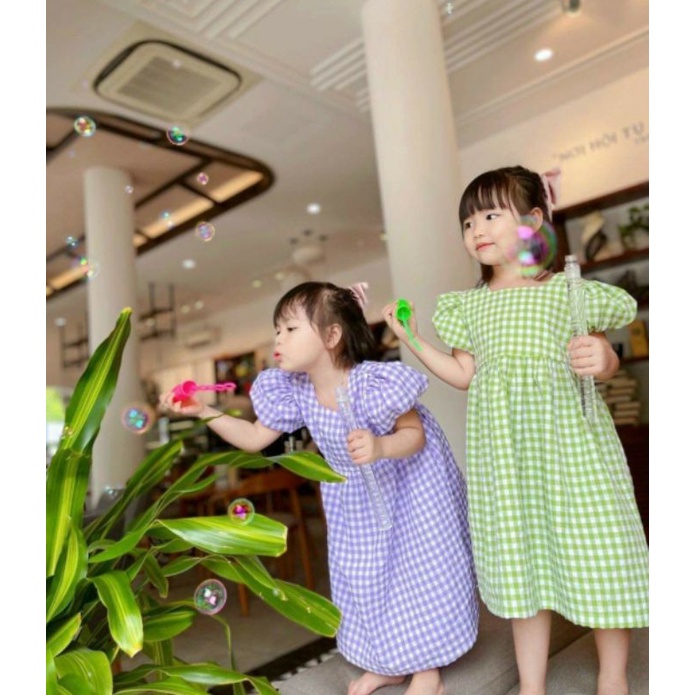 Vải thô xốp cotton kẻ caro 1cm