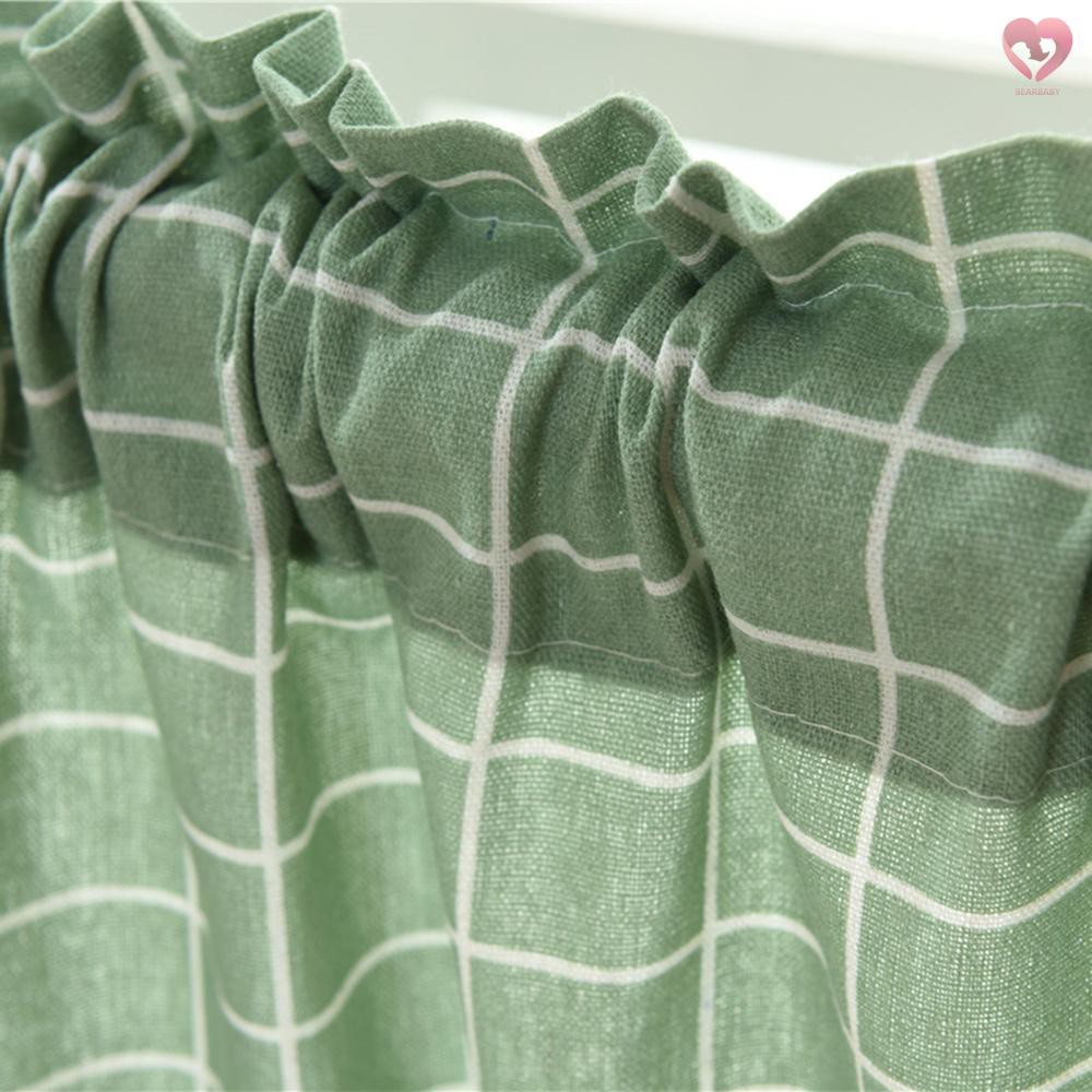 rèm cửa sổ Ngắn Họa Tiết Kẻ Sọc 18 &quot;X59&quot;