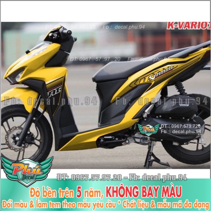 Tem rời Vario Vàng đen (B) -1