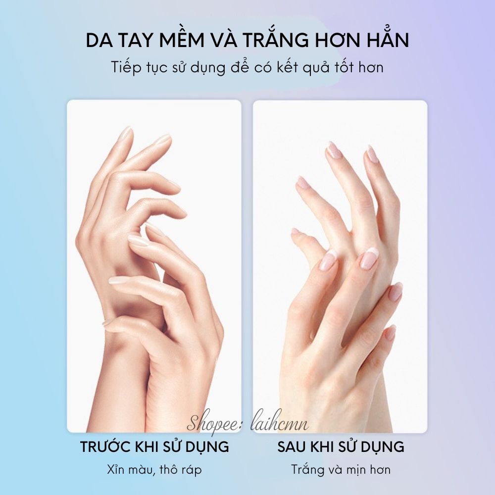 Mặt Nạ Tay Bong Bóng Doumei Bubble Clean Hand Mask Làm Sạch, Dưỡng Ẩm, Trắng Da, Cải Thiện Nứt Tay, Mờ Vết Thâm