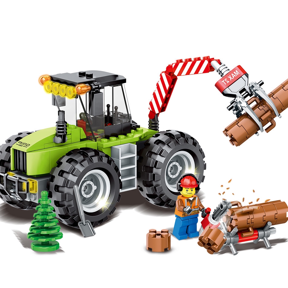 Technic Series Bộ máy xúc kỹ thuật đường bộ Khối xây dựng Tương thích Gạch thành phố Lego Đồ chơi giáo dục