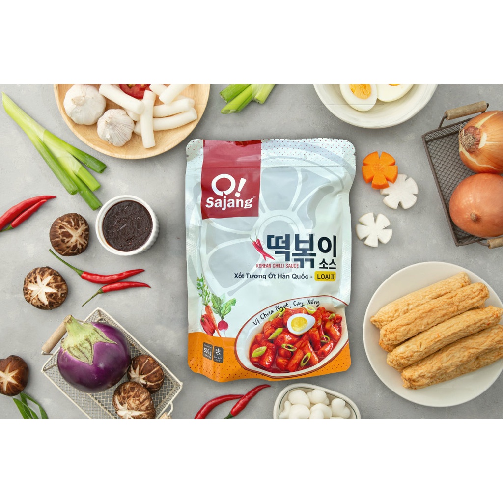 Sốt tương ớt nấu tokbokki Osajang Loại I/ Loại II/ 500g