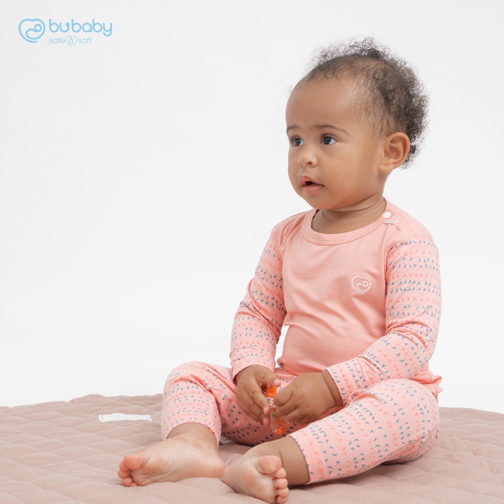 Bộ dài tay cài vai sợi tre BU 6m - 3Y