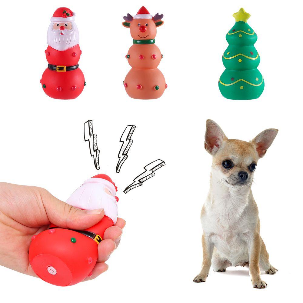 WTTLE Đồ Chơi GặM HìNh Ông Già Noel Cho Thú Cưng