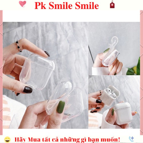 Vỏ bảo vệ bao đựng tai nghe case airpod 1 2 3 Pro -Vỏ Tai nghe không dây i11 i12 i18 i100 ...chống va đập - Trong suốt