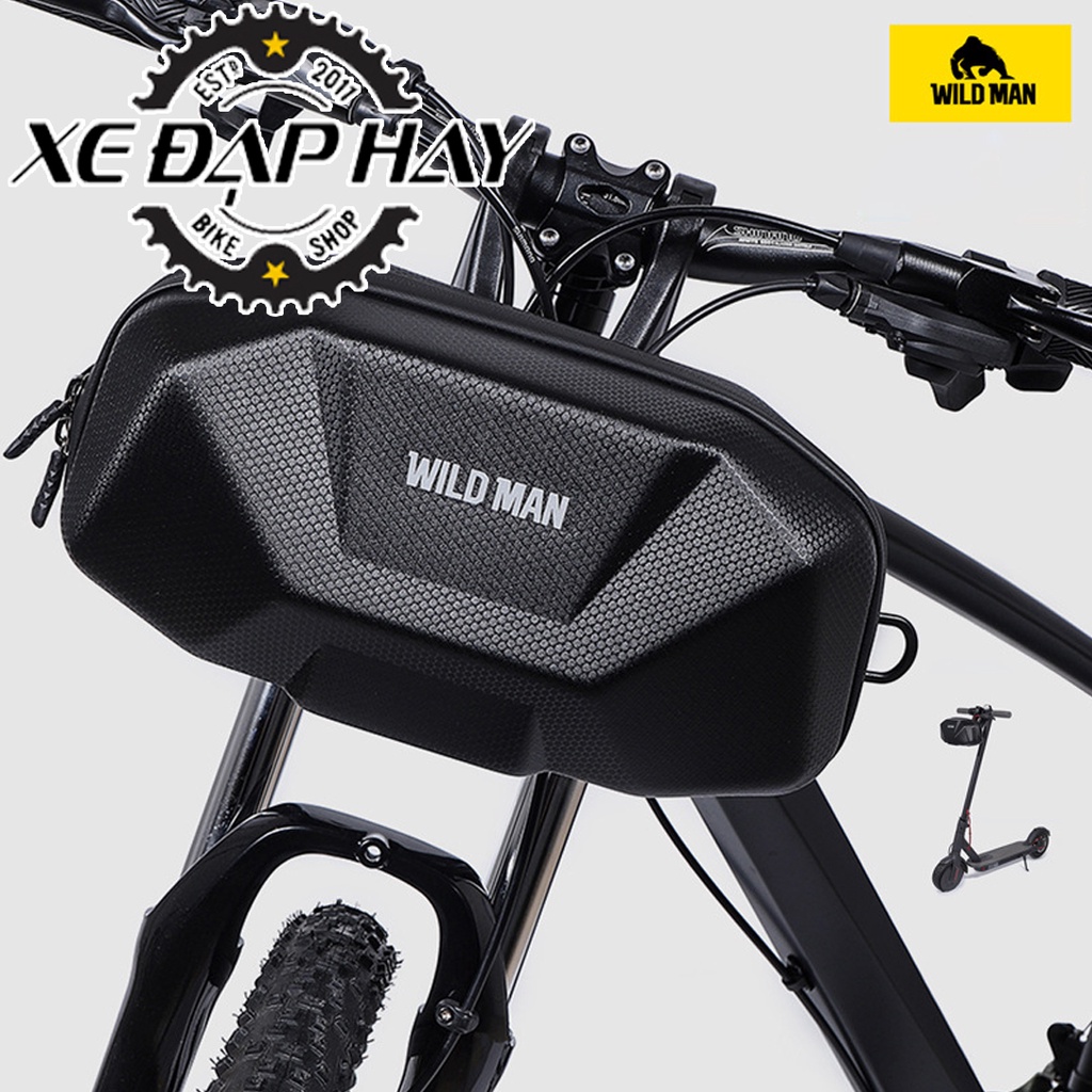 Túi Đựng Đồ Xe Đạp Chính Hãng WILDMAN X9 | Túi Treo Khung, Tay Lái | Phù Hợp Lắp Cho Xe Địa Hình, Đua Và Xe Đạp Gấp