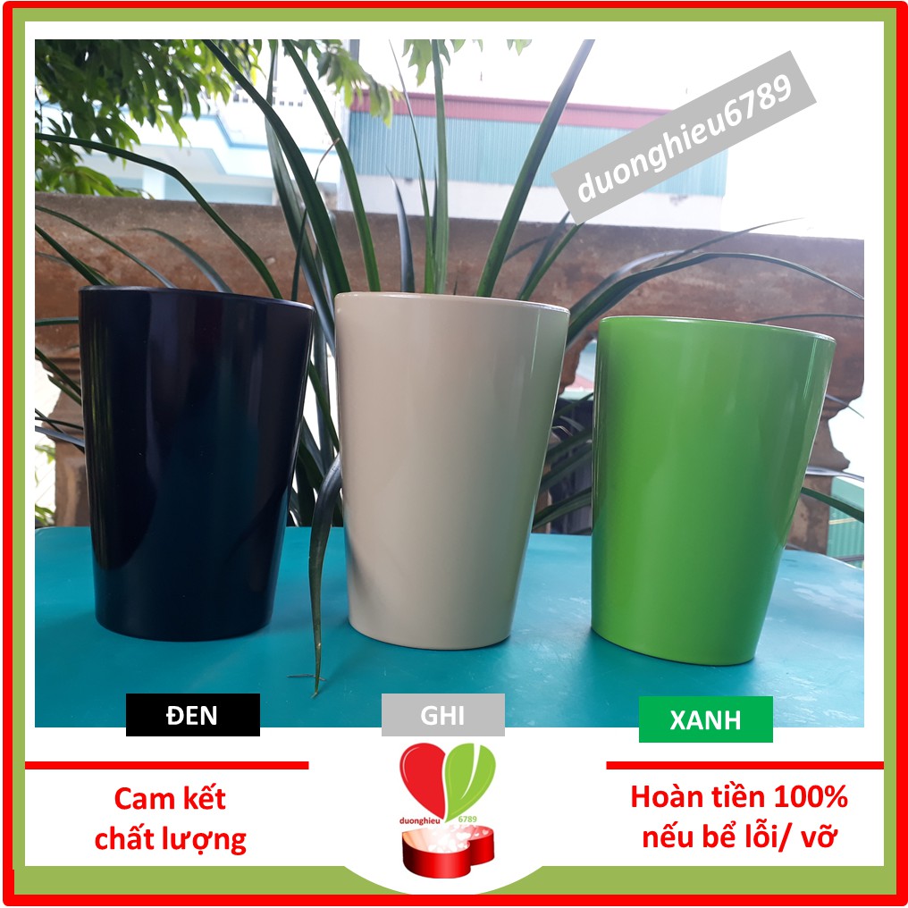 Cốc Phíp, Ly Nhựa Cao Cấp Melamine Đồ Nhà Hàng Nhà Bếp Màu Đen Sang Trọng - Duonghieu6789