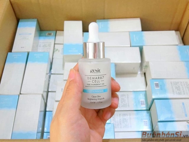Serum truyền trắng da mặt Genie demar 89 cell glutathione