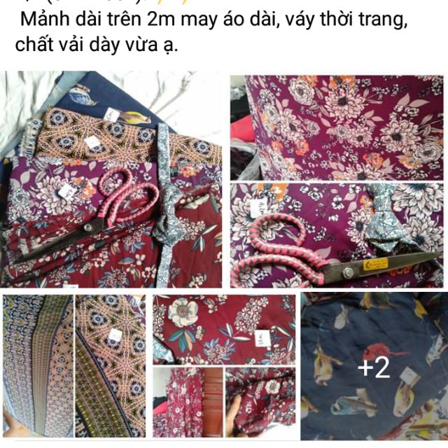 Set vải voan hoa các mẫu
