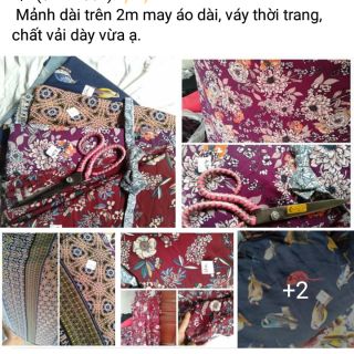 Set vải voan hoa các mẫu