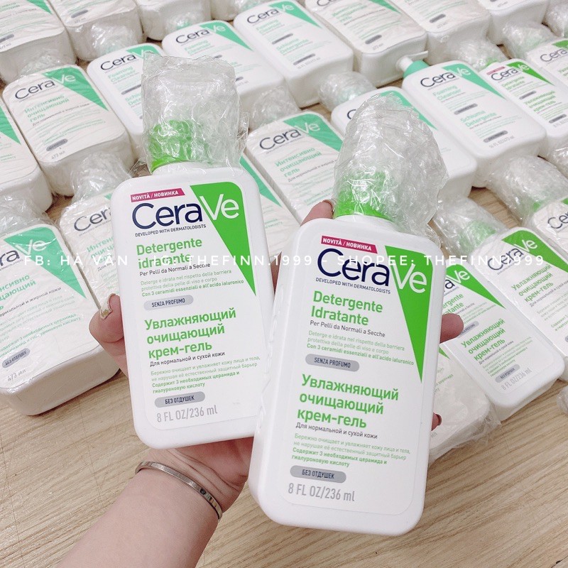 Sữa rửa mặt cho da dầu mụn, nhạy cảm CERAVE [ BẢN PHÁP ] | BigBuy360 - bigbuy360.vn