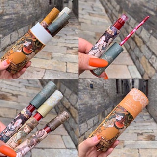 Set son lì Vongee hoạ tiết