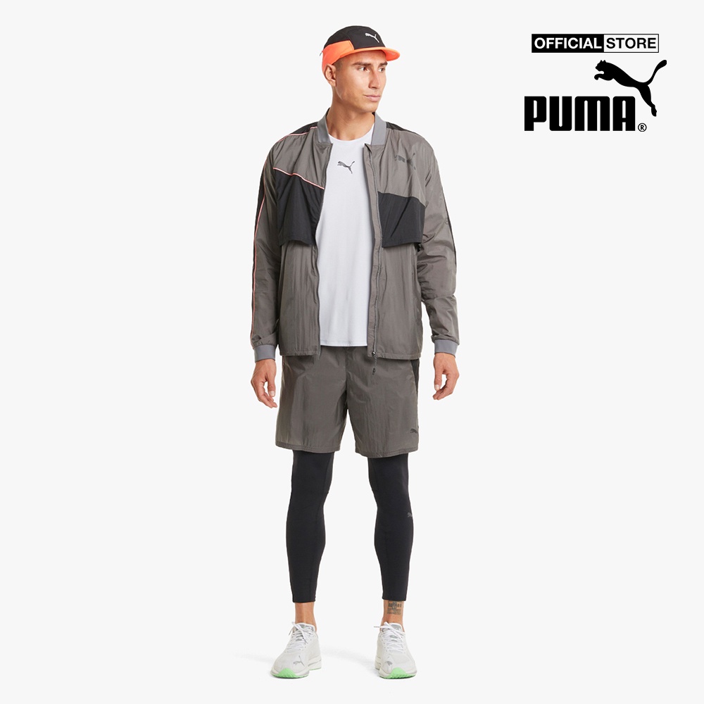 PUMA - Quần legging thể thao nam Run Launch Long Tight 520395-01