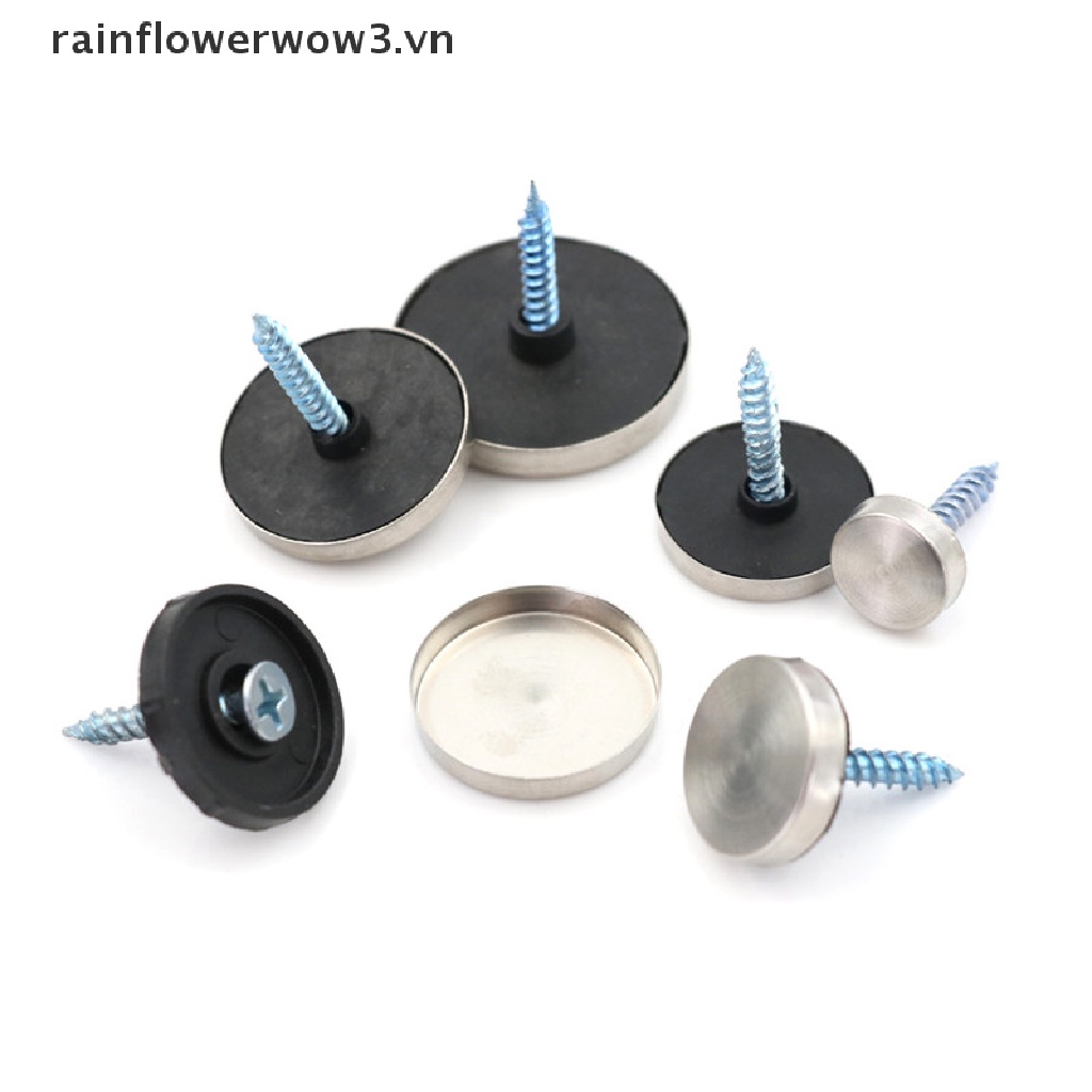 Bộ 8 Phụ Kiện Trang Trí Gương Bằng Thép Không Gỉ Thiết Kế Mới Cao Cấp
