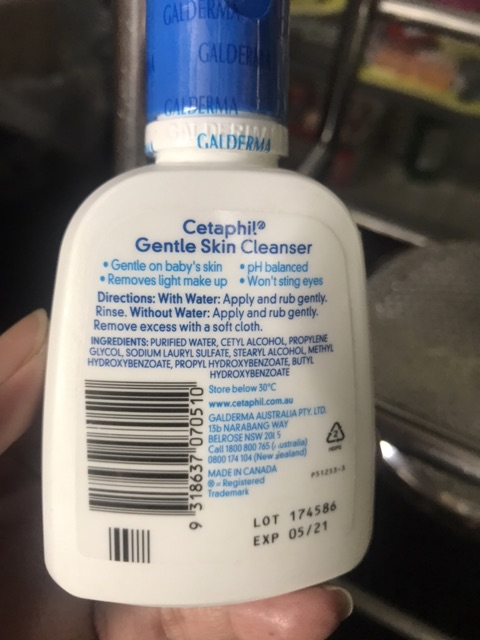 Sữa Rửa mặt Cetaphil Gentle SKin Cleanser-Làm sạch bụi bẩn, dưỡng ẩm, Ngăn ngừa mụn
