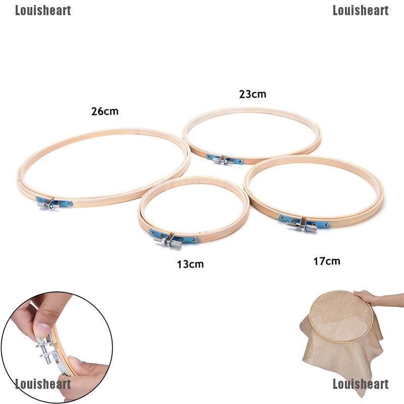 1 Khung Thêu Bằng Gỗ Tre 13-26cm