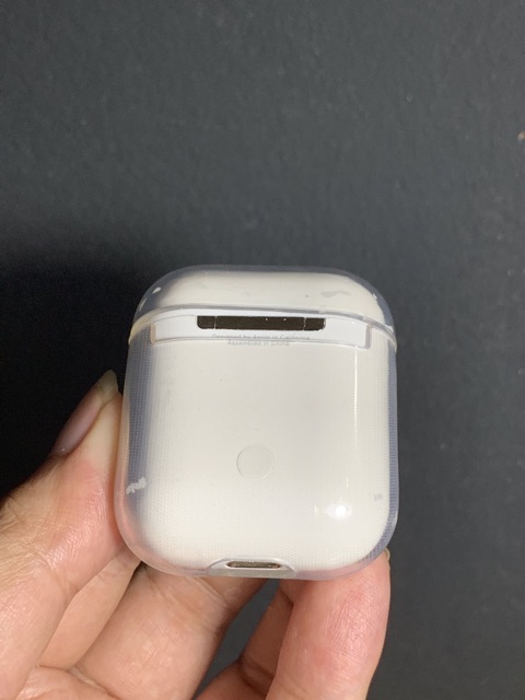 Case Airpods PC Silicon mềm trong suốt.