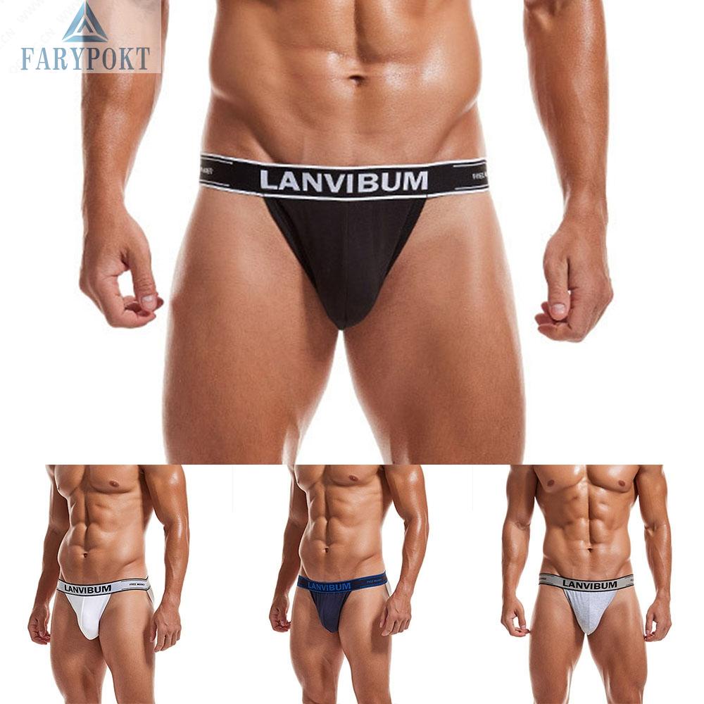 FATY~Men Thong Underpants 1Pc Double Thong Men G-string Homme 100% Brand New