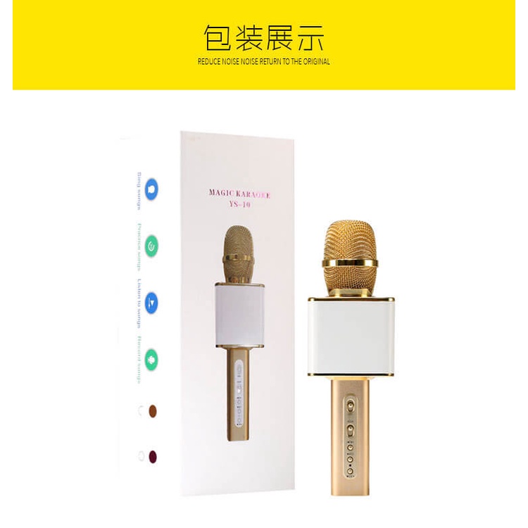 Micro karaoke bluetooth Magic YS10 hàng hút âm tốt