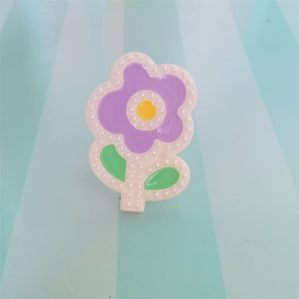 Khóa Dây Giày DIY Hình Hoa Tulip Đính Ngọc Trai Dành Cho Nữ