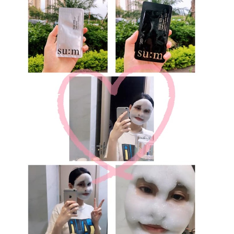 GÓI SAMPLE MẶT NẠ THẢI ĐỘC SUM37 MÀU TRẮNG 2ML