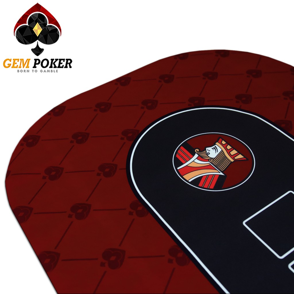 THẢM POKER 1M2 GEM TINY RED® CAO CẤP