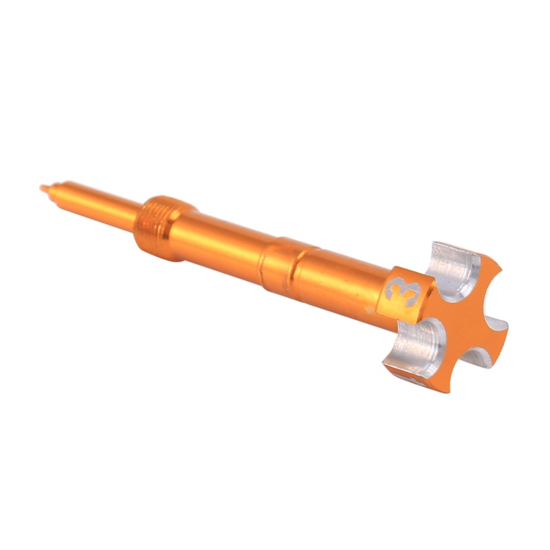 Cnc Hỗn hợp nhiên liệu có thể điều chỉnh dễ dàng Vít xe máy Atv Dirt Bike cho Keihin Fcr Mx Carbs Carby Motor 4 thì Công cụ điều chỉnh bộ chế hòa khí không khí “Golden)