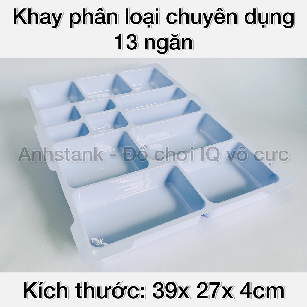 Lego 9686 Full Box gồm 100+ mô hình gợi ý cho bé 6+ có Thùng nhựa và khay phân loại, đồ chơi trí tuệ BH động cơ 1 tháng