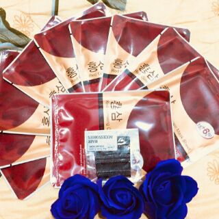 Mặt Nạ Red Ginseng Collagen Mask Sheet (set 10 gói)