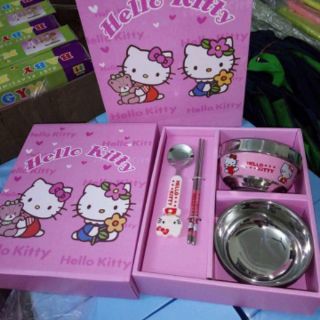 Bộ bát đôremon-kitty