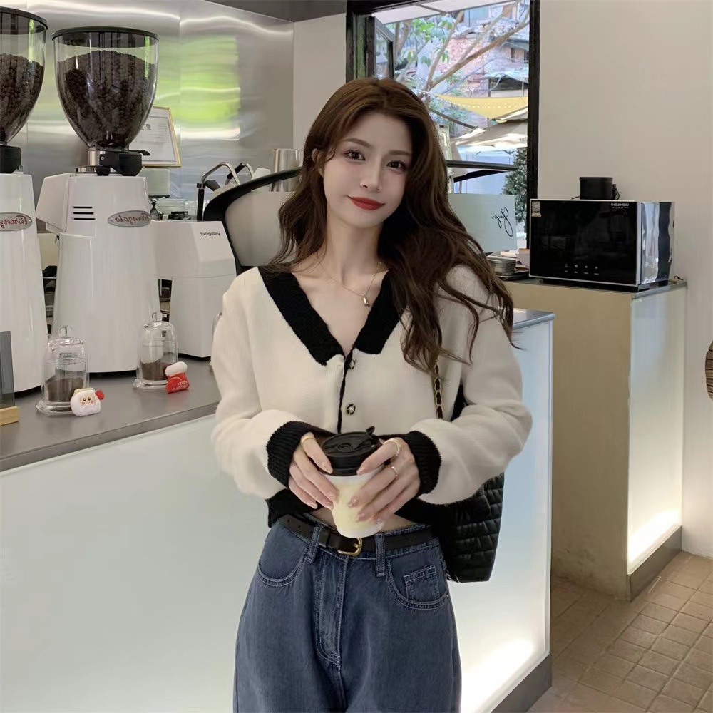 NRVP Áo len dài tay phong cách Hàn Quốc sành điệu dành cho nữ