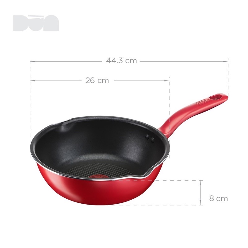 CHẢO SÂU LÒNG TÈAL SO CHEF 24CM