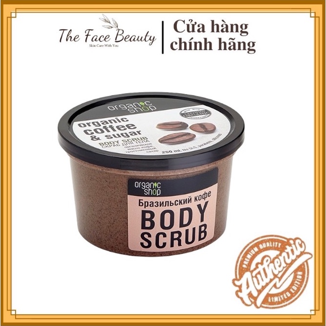 [HOT] Tẩy Tế Bào Chết Toàn Thân Organic Shop Organic Coffee & Sugar Body Scrub 250ml