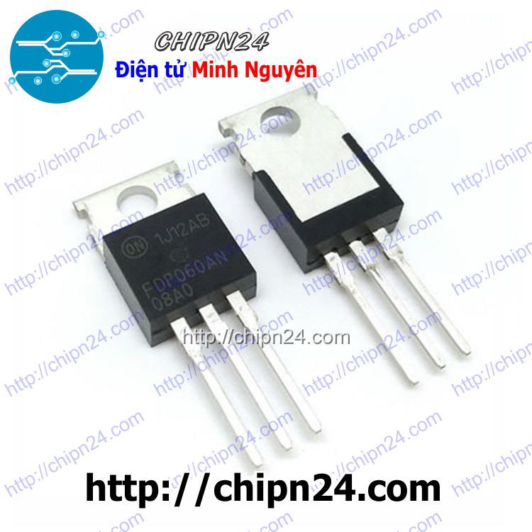 [1 CON] MOSFET FDP060AN08 TO-220 80A 75V (Kênh N) (FDP060AN08A0 060AN08)