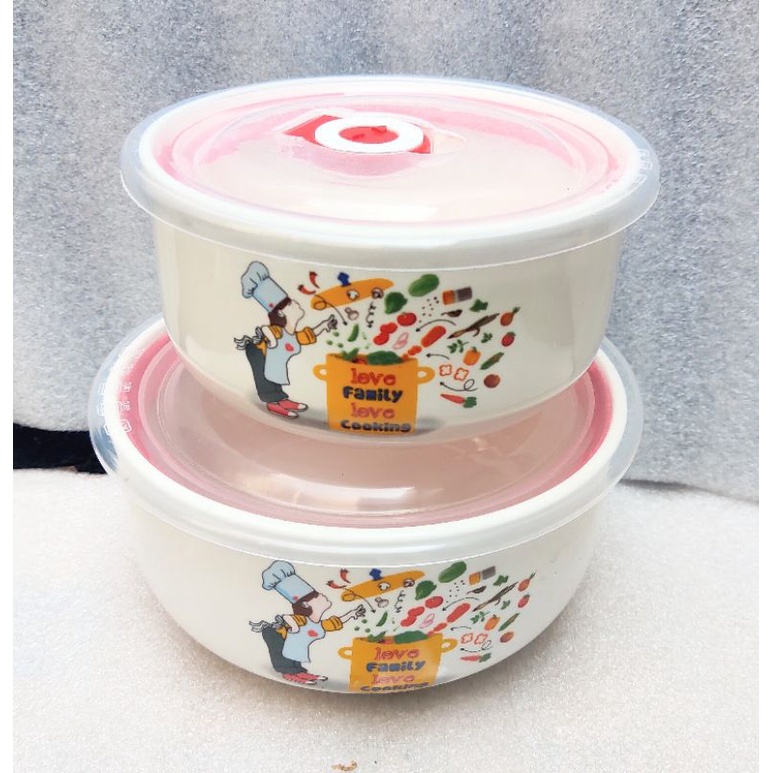 Combo 2 thố sứ 15cm - 13cm hoạ tiết ngẫu nhiên