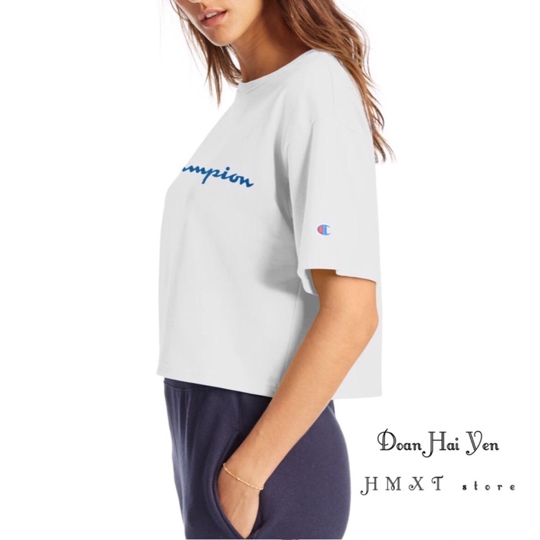 Áo thun nữ croptop Champion chính hãng