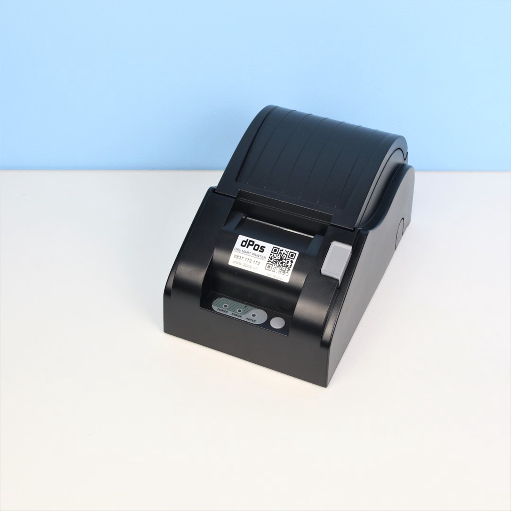 Máy in hoá đơn K58 dPos GP5890 DM01 DM02 Bluetooth USB WIFI in bill  App Sổ Bán Hàng Shopee Food Kioviet Sapo Pos
