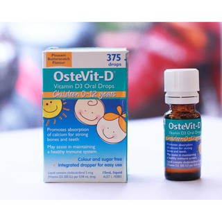 Vitamin D Ostevit Dạng Giọt (15ml) (0-12 Tuổi)